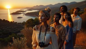 Anochecer paisaje mediterráneo: Belleza y Fenómenos Únicos﻿
