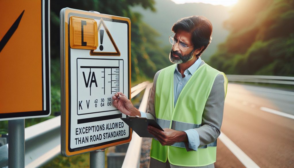 KV más pequeño que normativa carretera: Excepciones permitidas