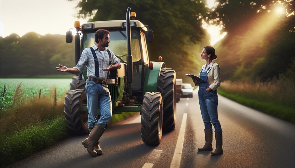 Normativa aperos agrícolas por carreteras: Circulación permitida