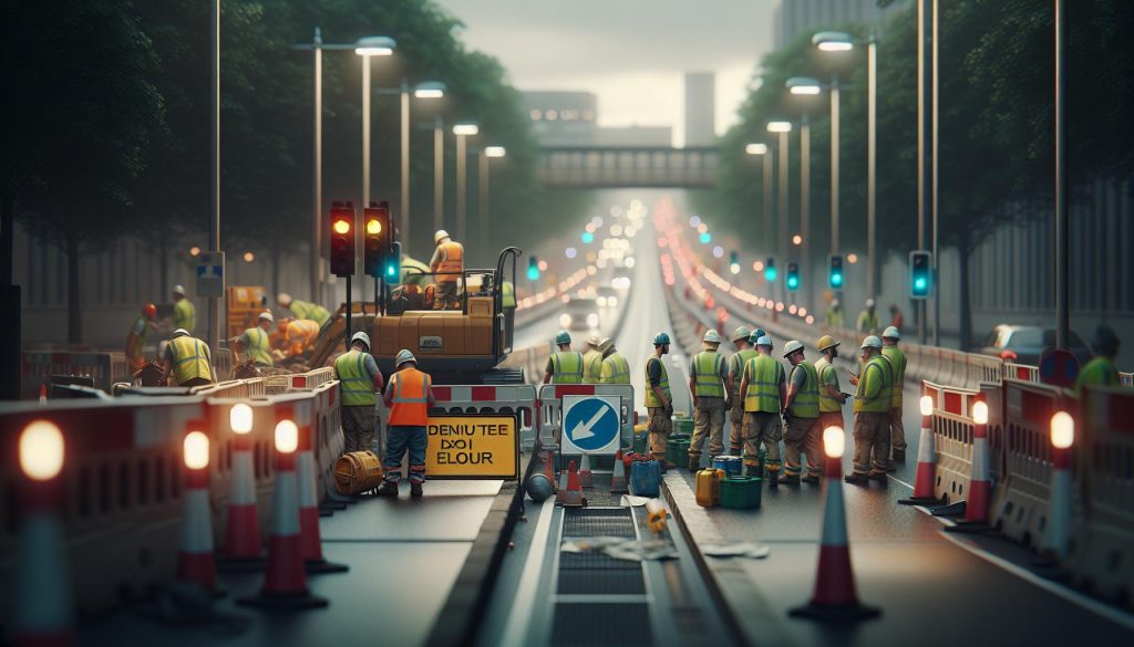 Cortes tráfico carreteras por obras normativa aplicable﻿