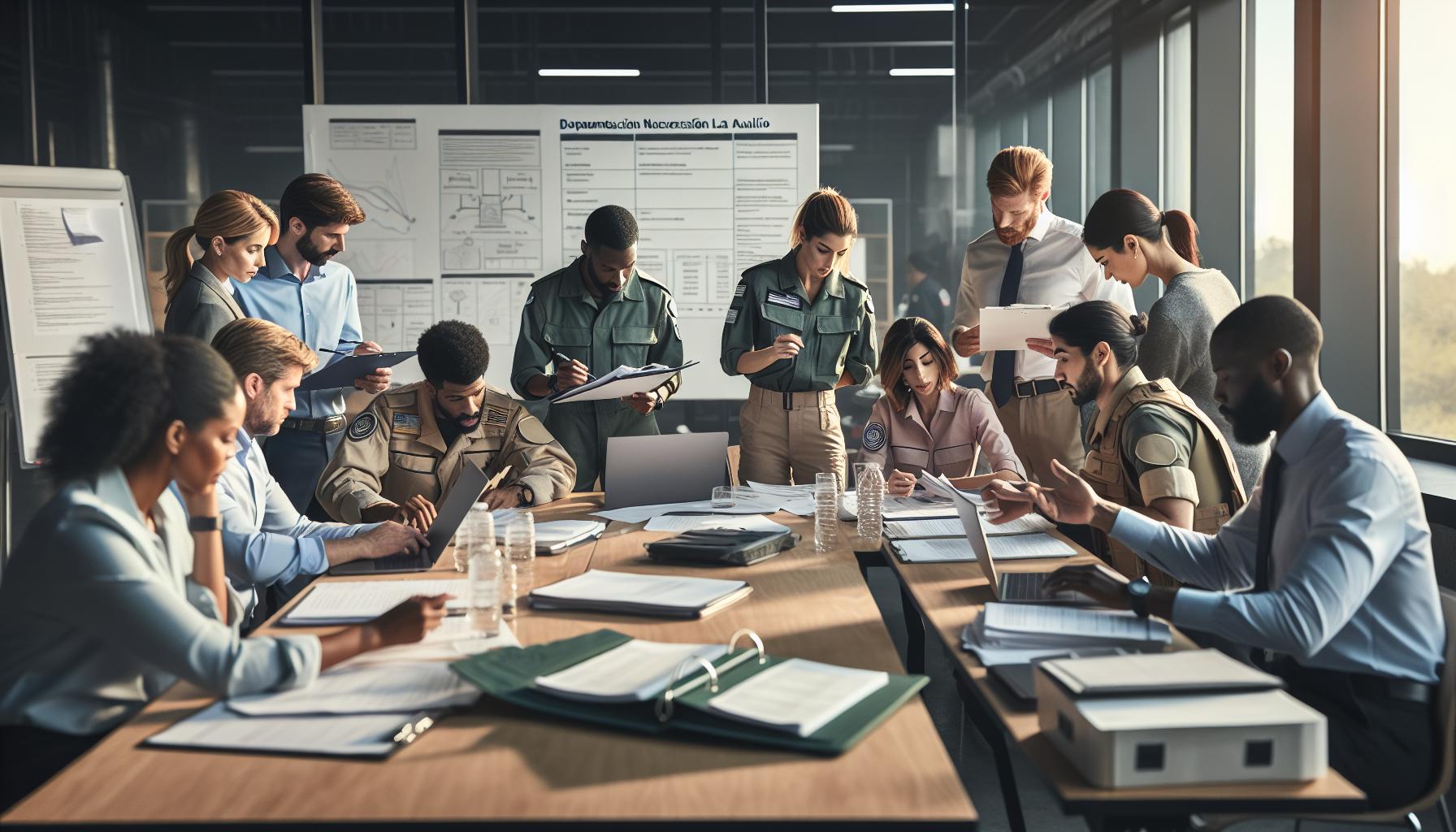 Documentación necesaria para la operación de auxilio