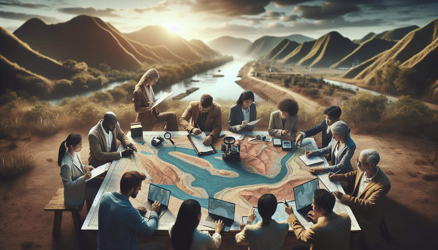 Análisis de la distribución geográfica de las cuencas