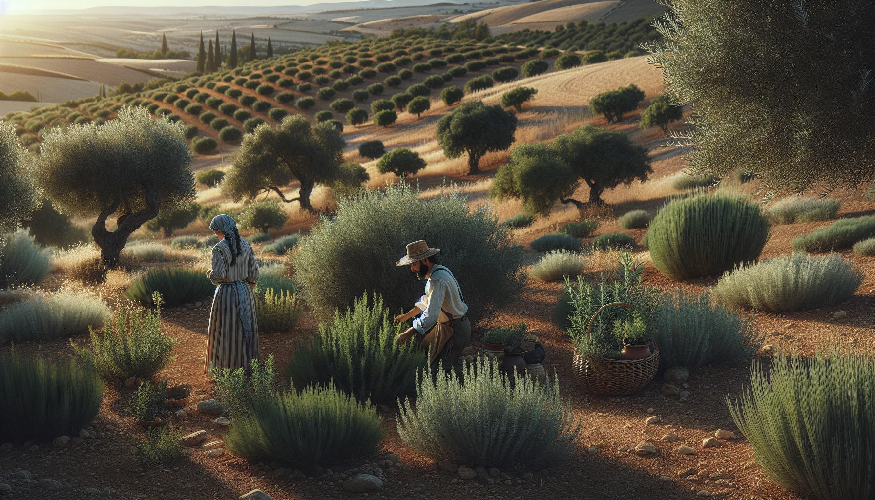 Arbustos más comunes en paisajes agrícolas mediterráneos
