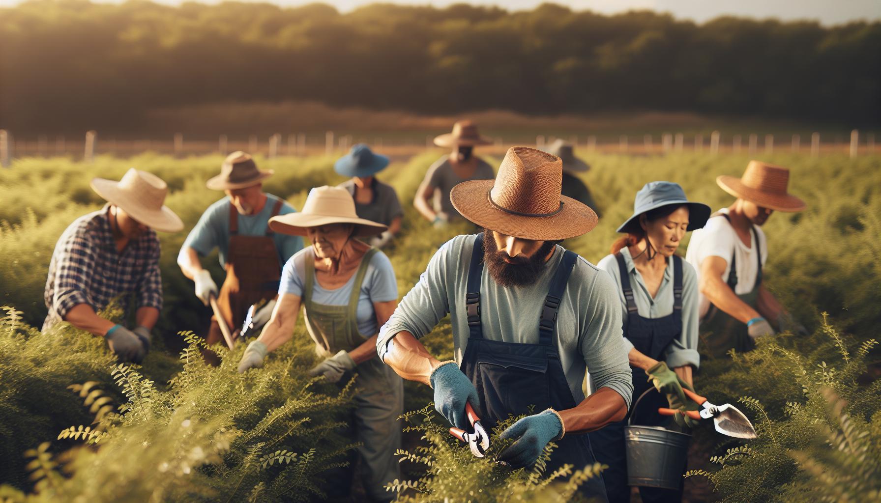 Técnicas de manejo y cultivo de arbustos agrícolas