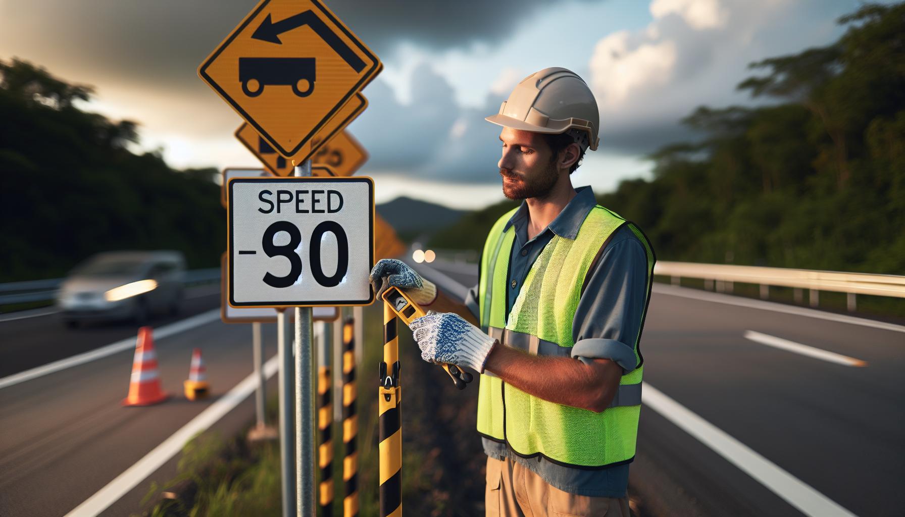 Especificaciones de señalización para la seguridad vial