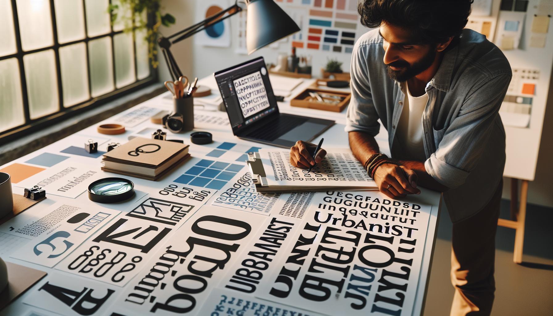 Comparativa entre Urbanist Font y Otras Tipografías