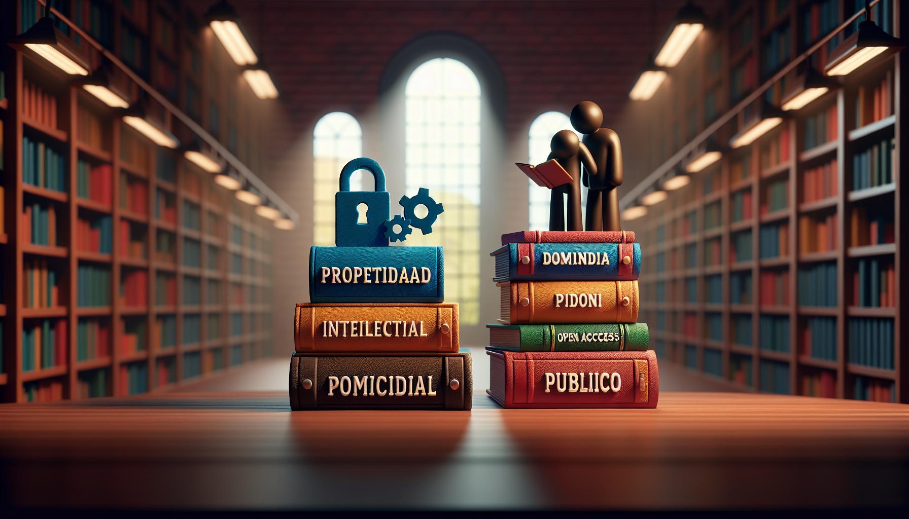 Clasificación de las obras: propiedad intelectual vs. dominio público