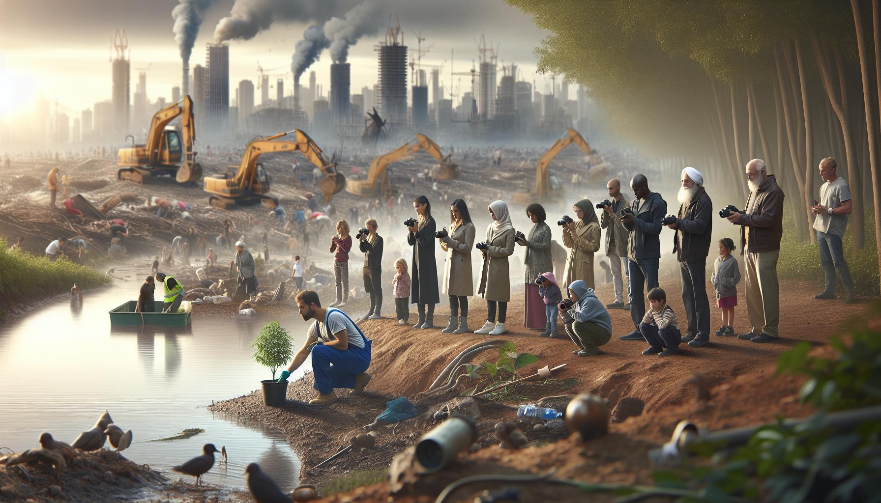 Impacto ambiental del paisaje humanizado