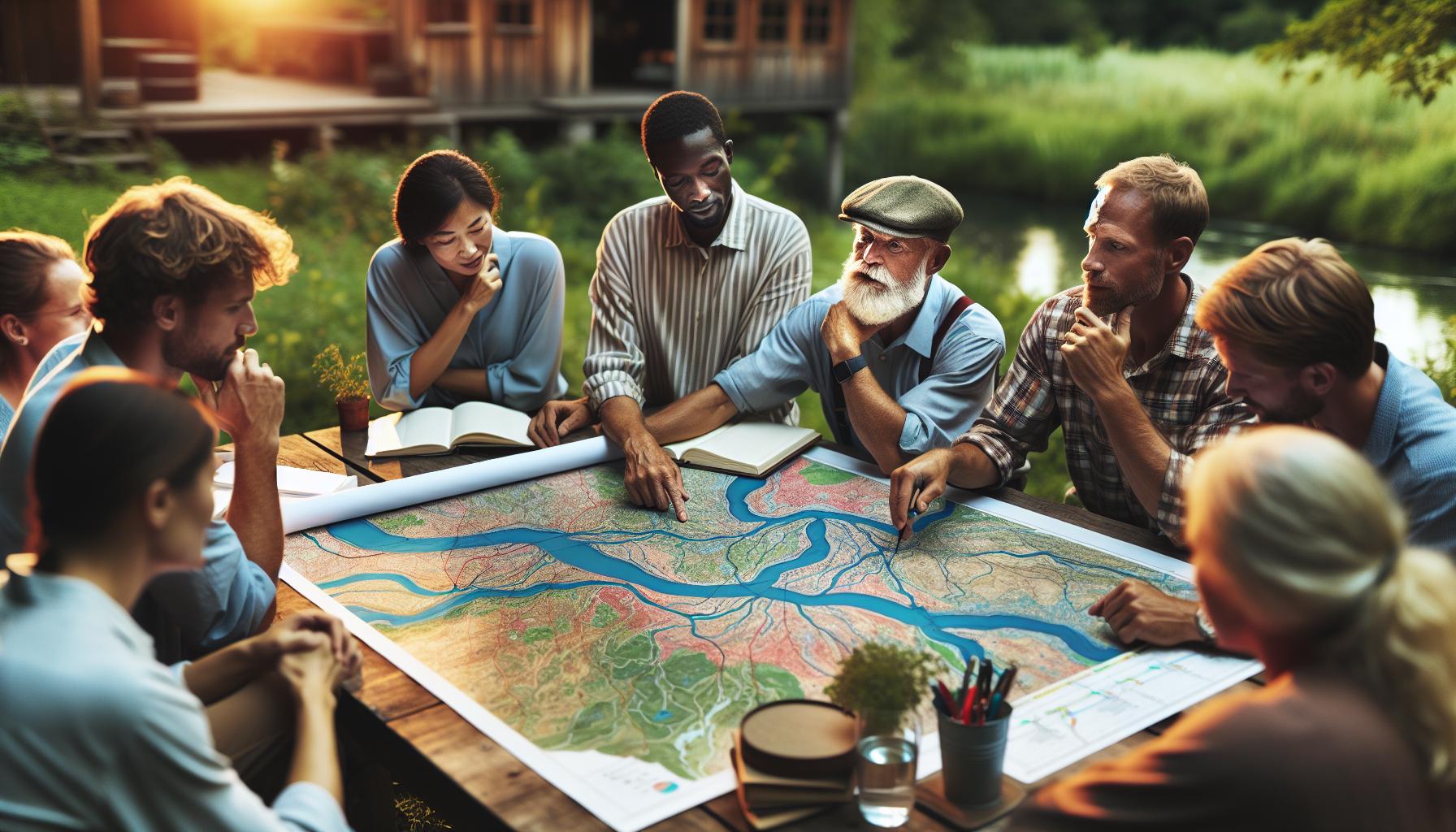 Importancia del mapa hidrográfico en la planificación territorial