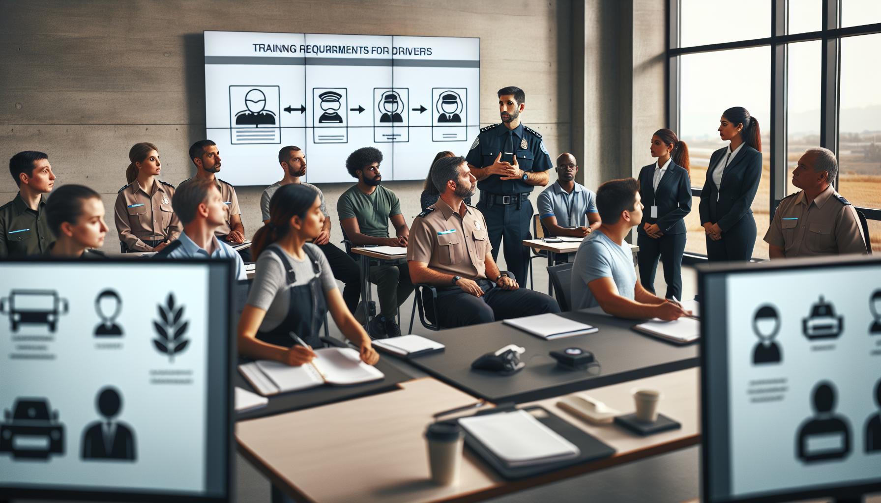 Requisitos de formación para conductores y personal