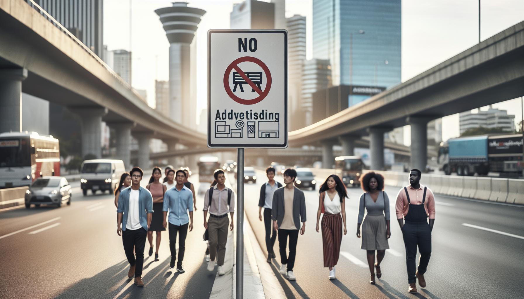 Restricciones y prohibiciones en la publicidad vial