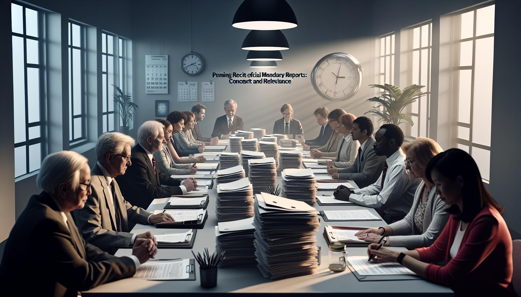 Pendiente de recepción de informes preceptivos oficiales: contexto y relevancia