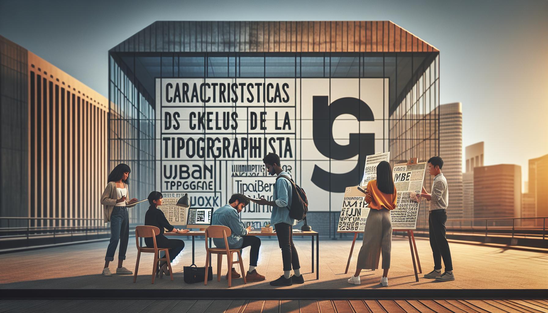 Características Clave de la Tipografía Urbanista