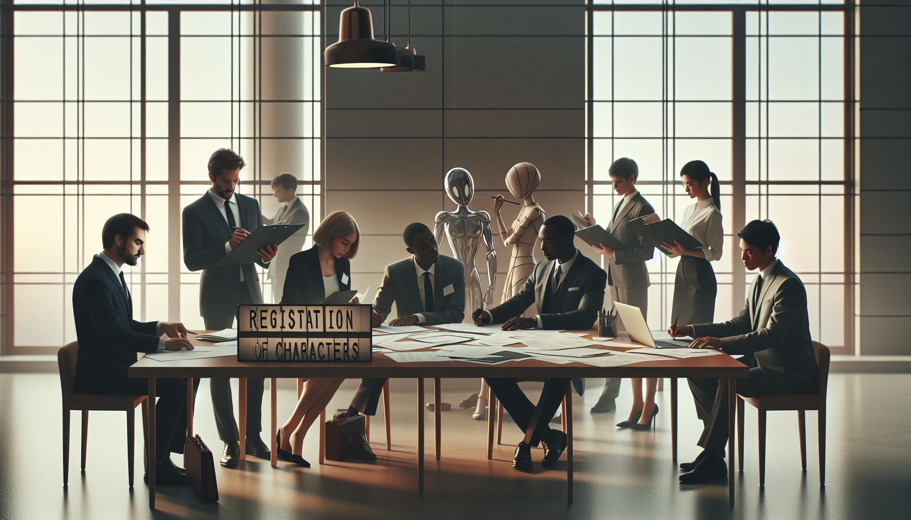 Proceso de Registro y Protección de Personajes