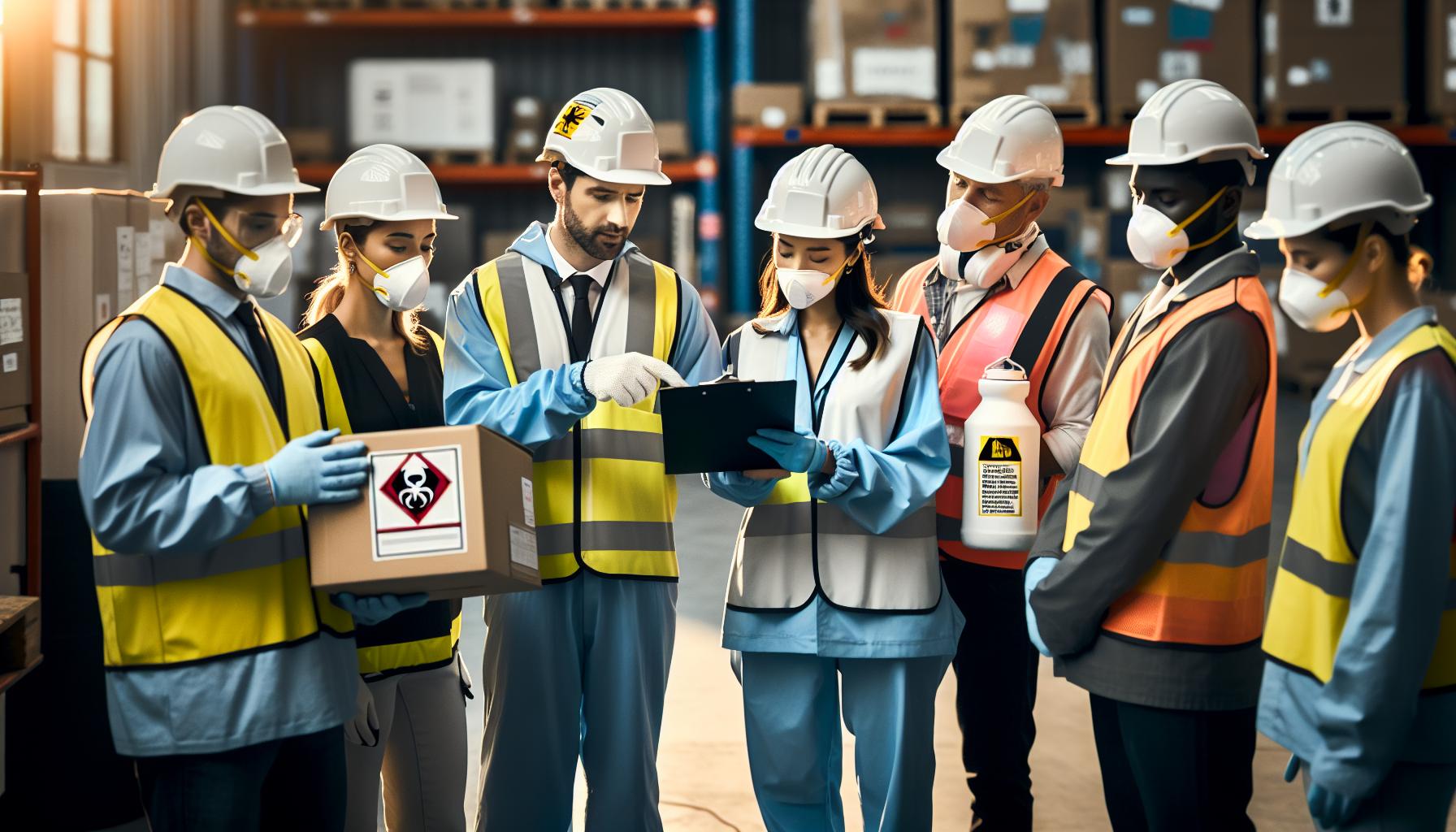 Etiquetado y señalización de mercancías peligrosas