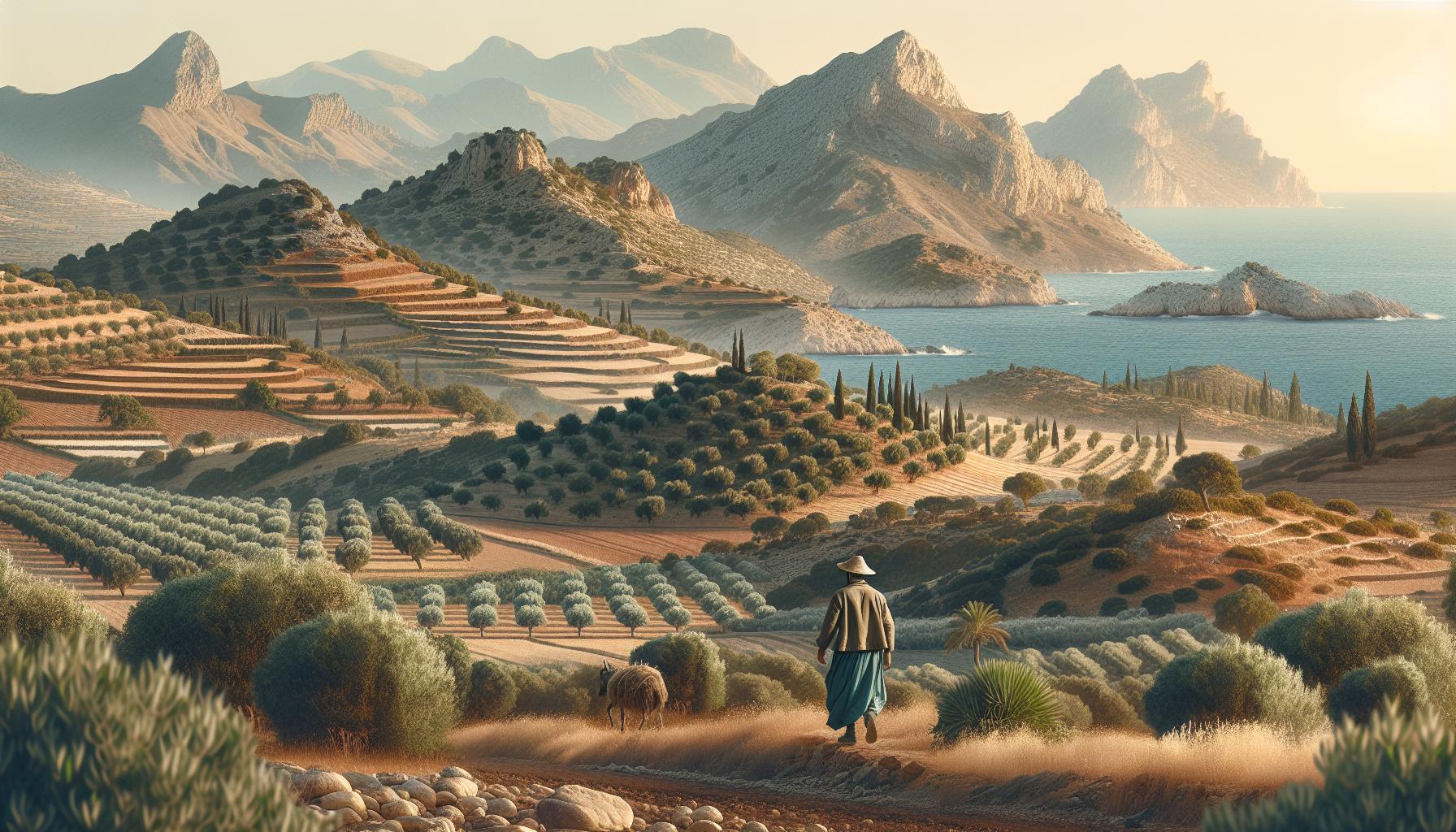 Tipos de relieve del paisaje mediterráneo