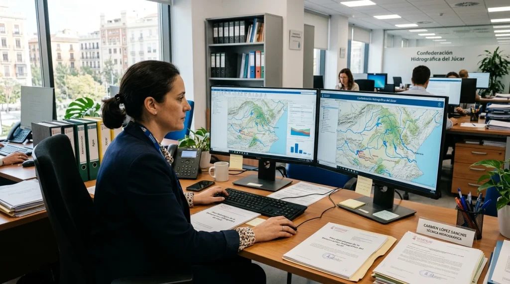 Puestos de administrativo en la Confederacion Hidrografica del Jucar